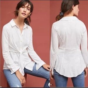 Maeve Claudette Button Front Top